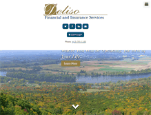 Tablet Screenshot of delisofinancialservices.com